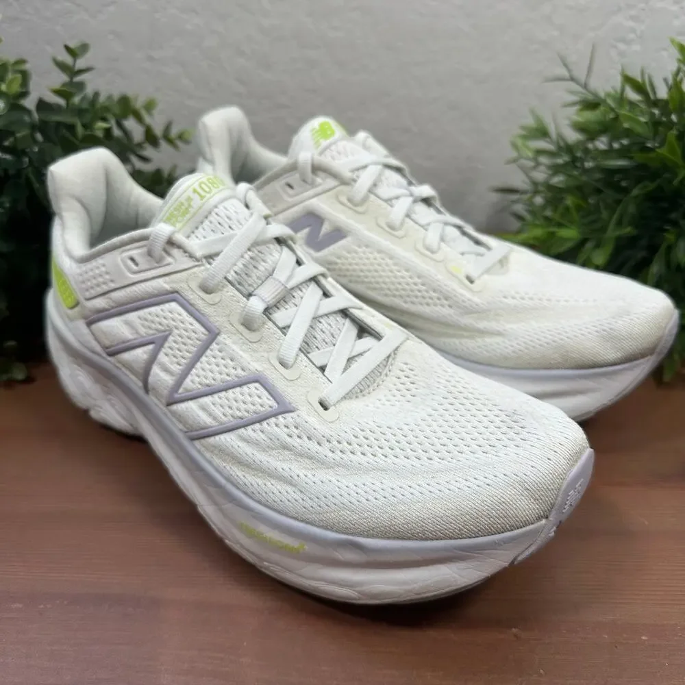 New Balance Fresh Foam X 1080v13 White Lime Leaf Women's Size 8